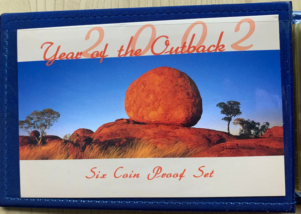 Australia 2002 Year of the Outback Six Coin Proof Set.