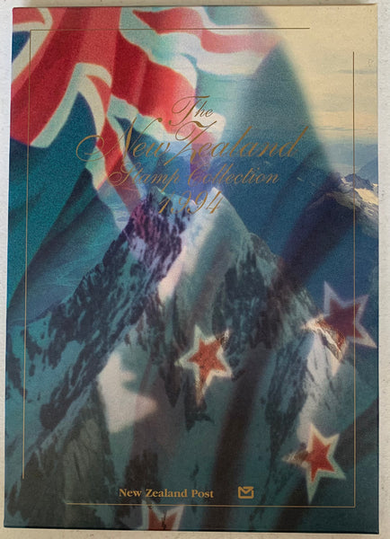 New Zealand 1994 Post Office Year Book containing all the different simplified stamps issued that year
