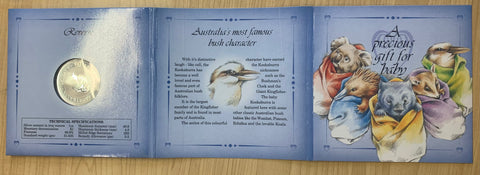 Australia 1996 Perth Mint "A Precious Gift for Baby" Kookaburra 1oz .999 Silver Specimen Coin
