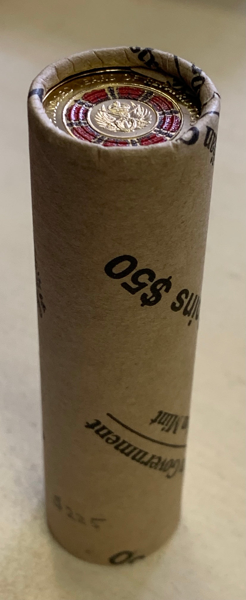 Australia 2019 Royal Australian Mint $2 Coloured Repatriation coin in RAM Roll