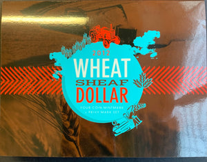 Australia 2012 Royal Australian Mint $1 Wheat Dollar Uncirculated Privy Mark Set Of 4