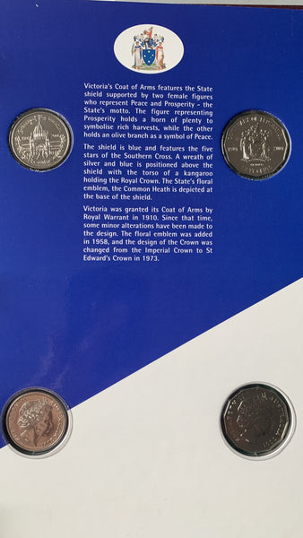 Australia 2001 Centenary of Federation Set of 9 States & Territories 20c & 50c Uncirculated Collection