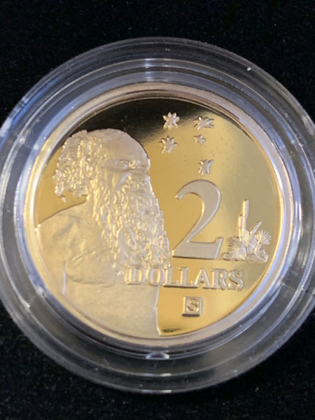 2018 ANDA Australia 30 years of the $2 Proof Coin  with "S" Privy Mark