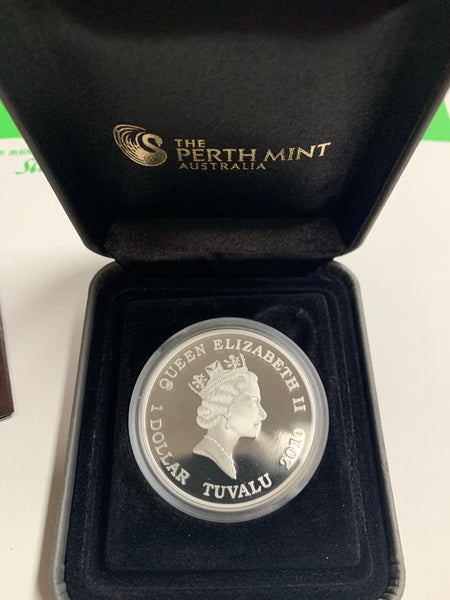 Tuvalu 2010 Great Warriors $1 1oz One Ounce .999 Silver  Proof Coin