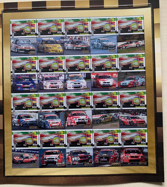 Australia Post 2012 50 years of Racing at Bathurst Stamp Pack