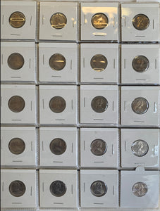 Australian 1966-2002 5c Uncirculated Coin Collection