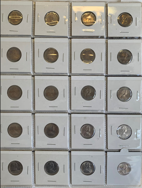 Australian 1966-2002 5c Uncirculated Coin Collection