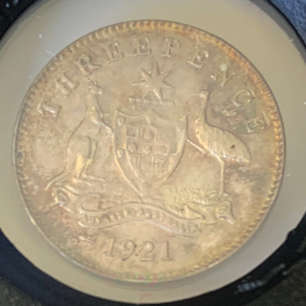 Australia 1921 3d Threepence EF