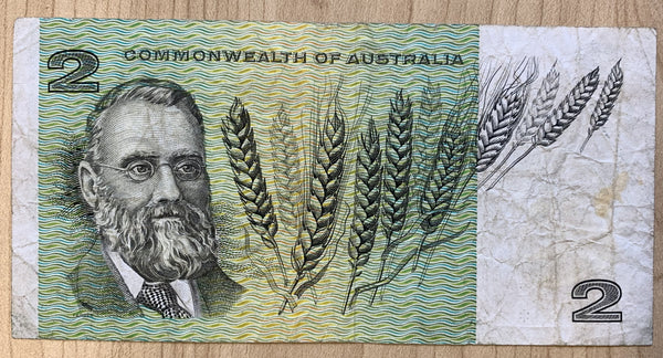 R81s $2 Commonwealth Of Australia Coombs/Wilson Star Banknote Fine
