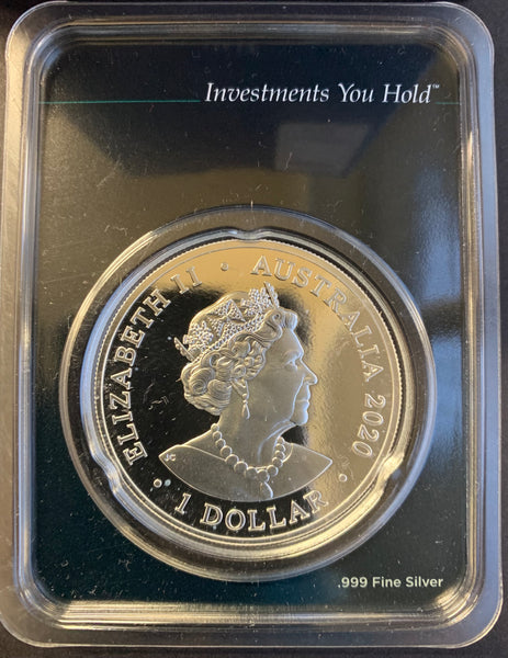 Australia 2020 Perth Mint $1 Australian Spinner Dolphin 2020 Coin 1oz .999 Proof Silver Coin