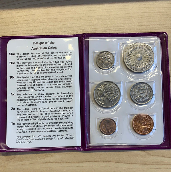 Australia 1977 Royal Australian Mint Queen Elizabeth Silver Jubilee Uncirculated Coin Set