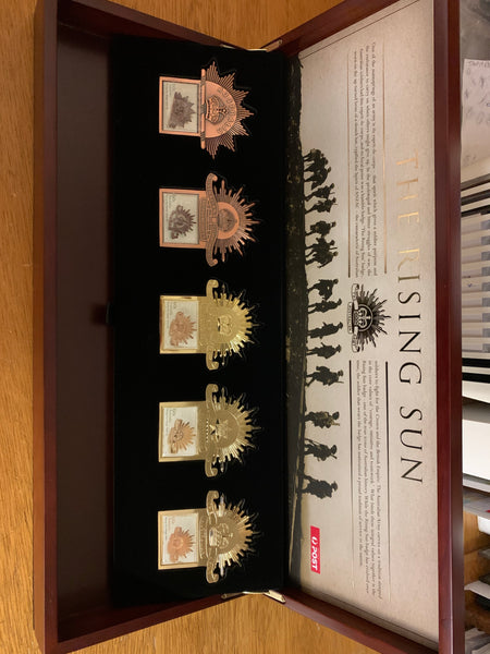 Australia Post 2012 Rising Sun Badge/Stamp Collection