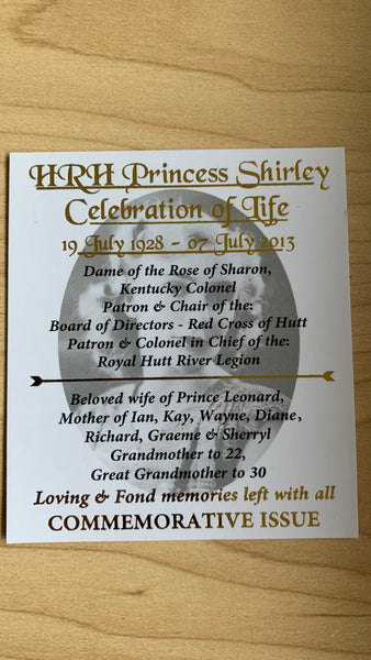 Australia 2013 Hutt River Province Princess Shirley $10 Proof