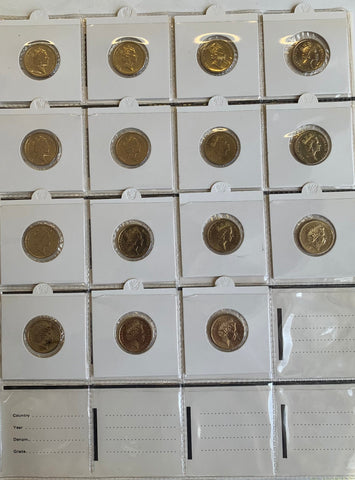 Australia 1988 - 2002 Royal Australian Mint $2 Two Dollars Uncirculated Coin Collection