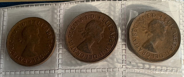 Australia Half Penny  ½d Halfpenny Set Excluding 1923 nice condition