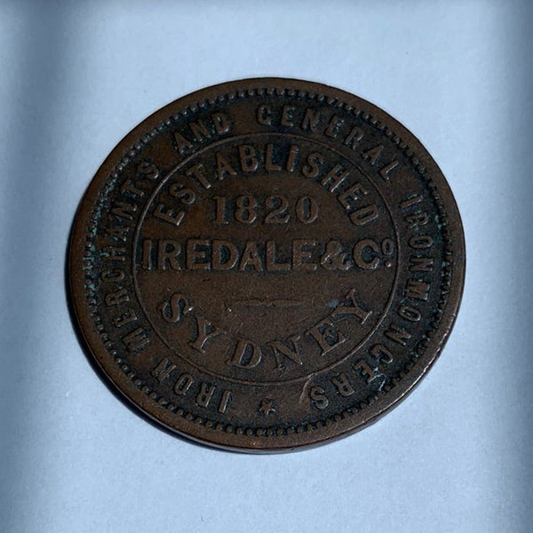 Australia 1860 Iredale1d Penny Token