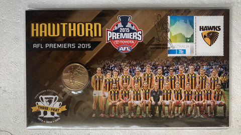 2015 $1  Australian AFL Hawthorn Premiers PNC