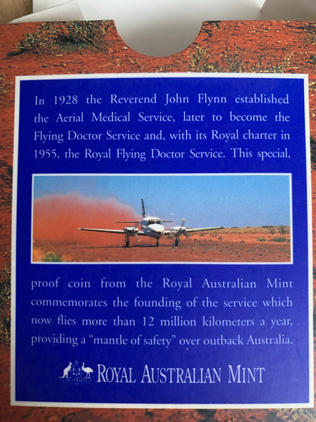 Australia 1998 Royal Australian Mint Royal Flying Doctor $5 Proof Coin