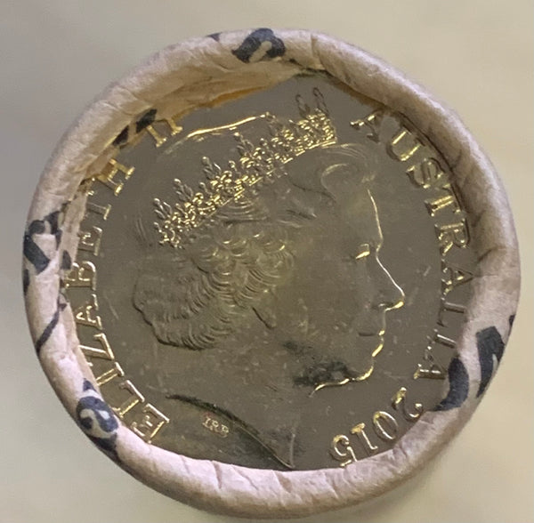 Australia 2015 Royal Australian Mint $2 Coloured Lest we Forget RAM Roll