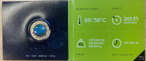 Australia 2017 Royal Australian Mint Planetary s 10c Ten Cents  'Earth' Coin