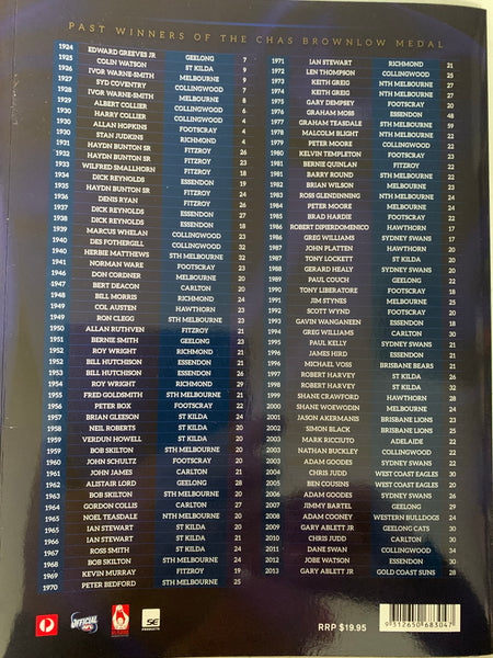Australia Post 2013 Brownlow Medal Stamp Pack