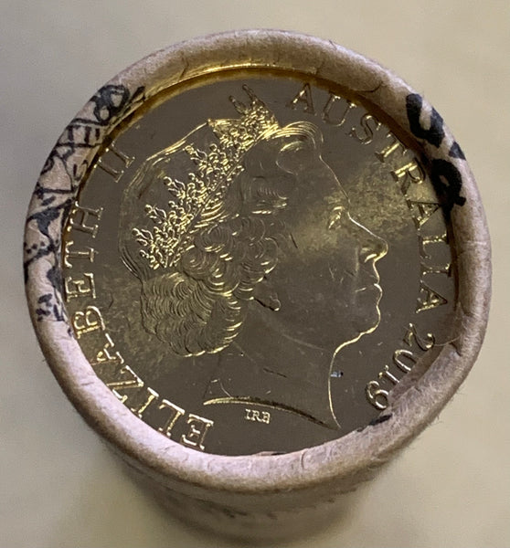 Australia 2019 Royal Australian Mint $2 Coloured Repatriation coin in RAM Roll