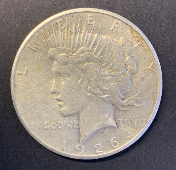 USA 1926 $1 Peace Silver Dollar