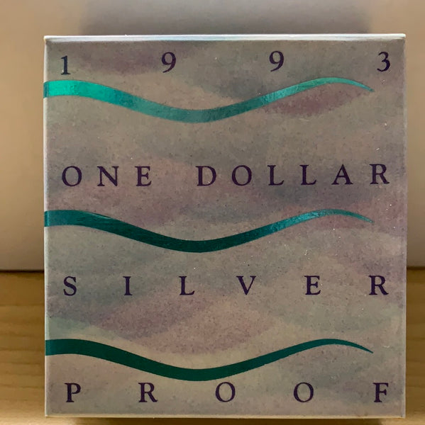 Australia 1993 $1 One Dollar Water Is Life Silver Proof Coin