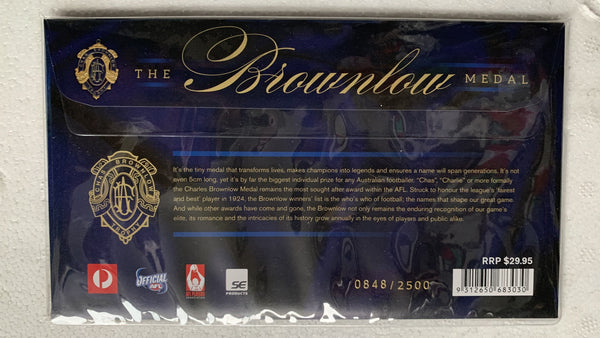 2014 Brownlow Medal Limited Edition PNC 1st Day Issue