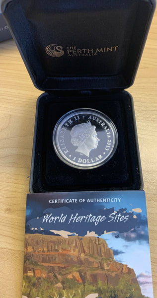 Australia 2013 Perth Mint $1 World Heritage Sites "Kakadu" 1oz .999 Silver Proof Coin