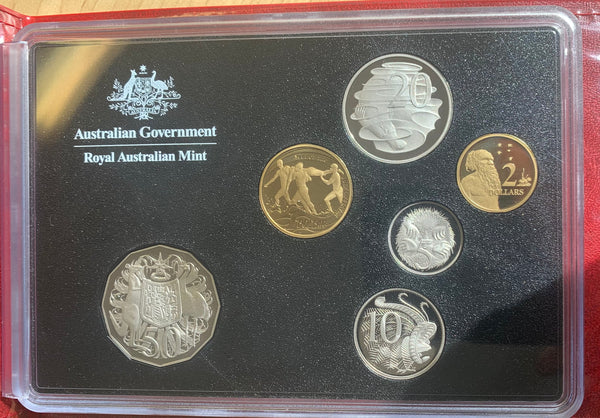 Australia 2007 Royal Australian Mint Year of the Surf Lifesaver Proof Coin Set no outer box or Certificate