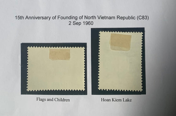 PRC China 1960 Founding of North Vietnam C83 Set mounted Mint