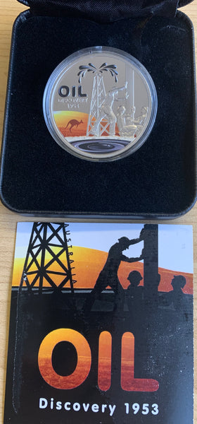 Niue 2013 $1 Discovery of Oil 25 grams silver Proof Coin