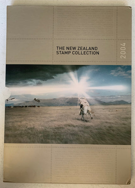 New Zealand 2004 Post Office Year Book containing all the different simplified stamps issued that year