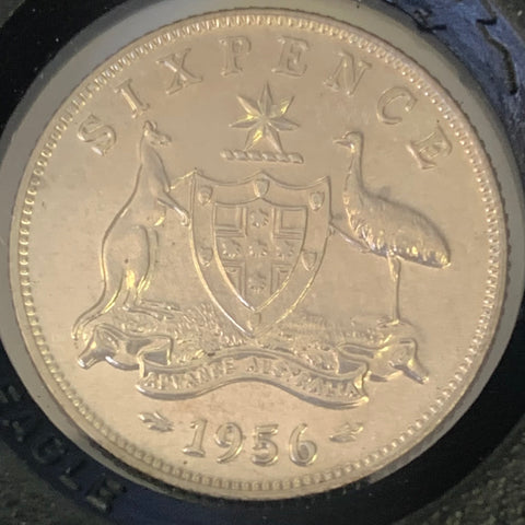 Australia 1956 Sixpence Proof
