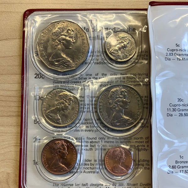 Australia 1976 Royal Australian Mint Uncirculated Coin Set