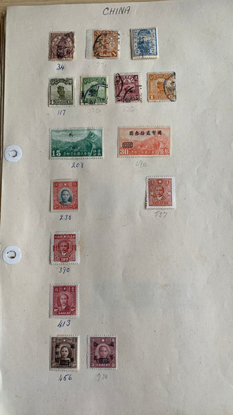 China 1897 to 1963 PRC Collection on 10 pages mint/used