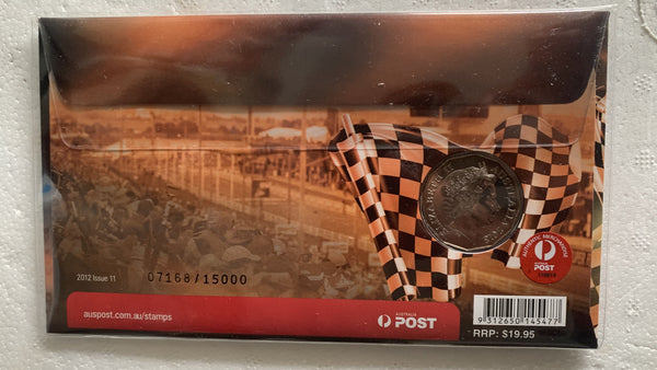 2012 50c 50 Years Racing At Bathurst PNC First Day Of Issue Limited Edition Melbourne APTA