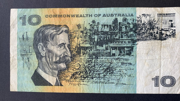 Australia R303s $10 Commonwealth Of Australia Phillips/Randall Star Banknote Fine