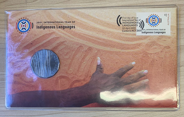 2019 Australia Post International Year of Indigenous Languages 50c PNC