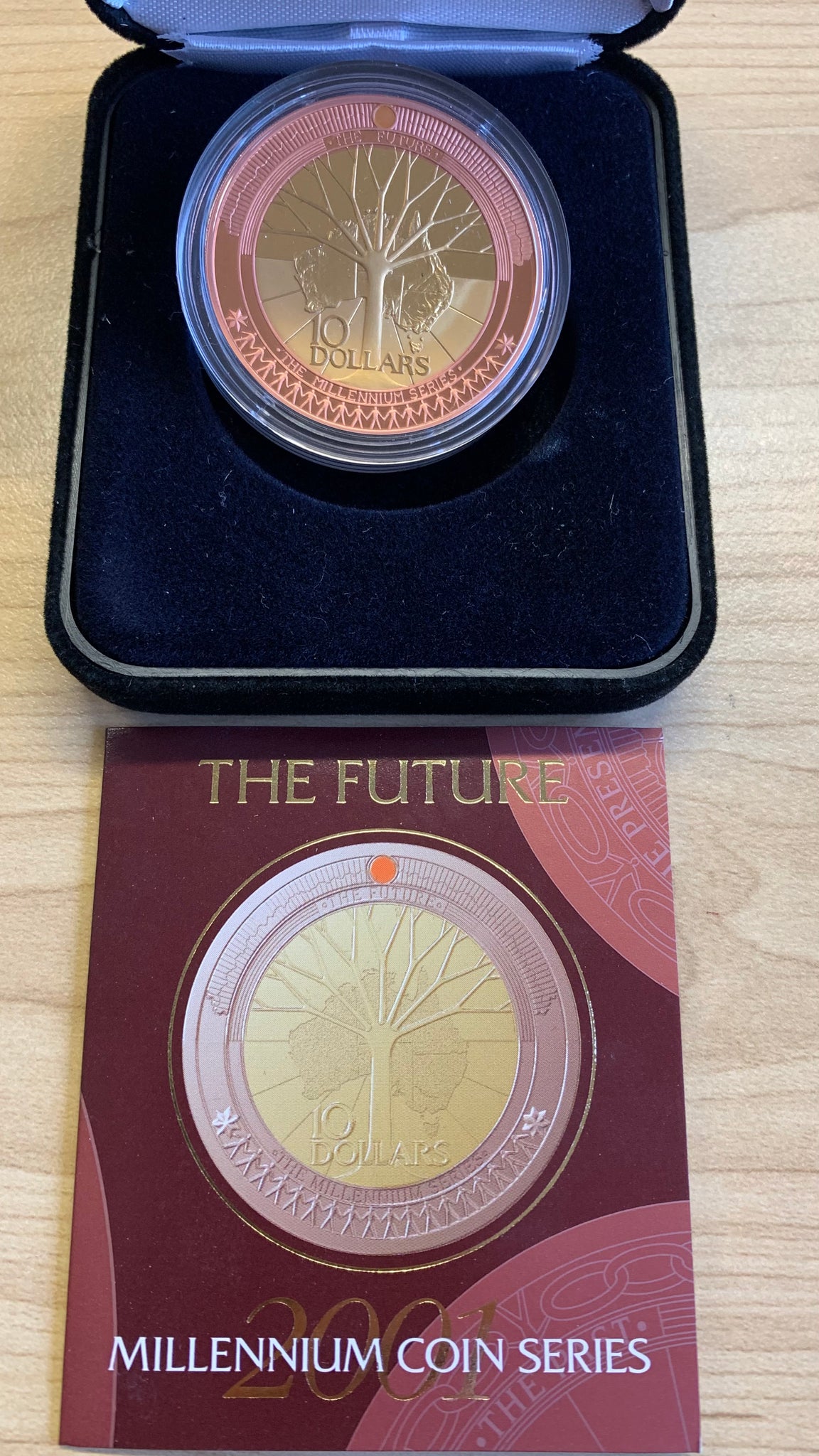 2001 Millennium The Future Silver $10 Proof