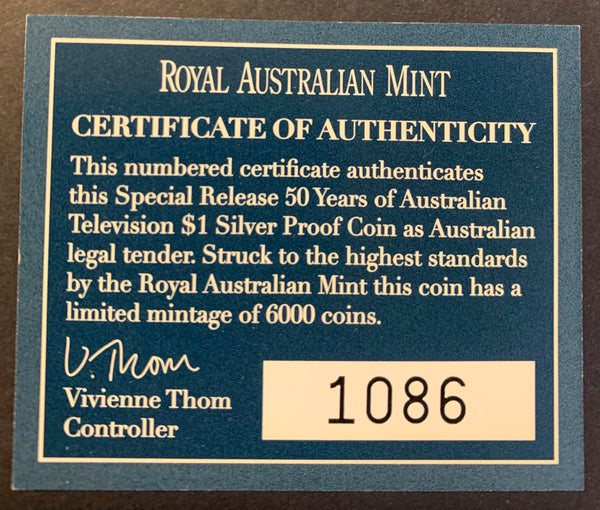 Australia 2006 Royal Australian Mint  $1 ANDA Silver dollar