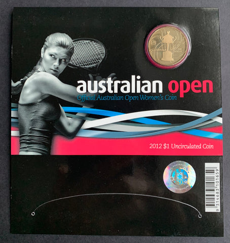 Australia 2012 Australia $1 Australian Open Women's Tennis Coin