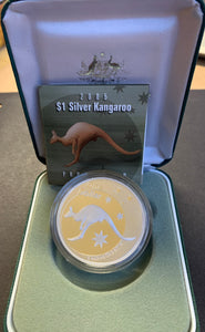 Australia 2005 Royal Australian Mint $1 Kangaroo Silver Proof Coin