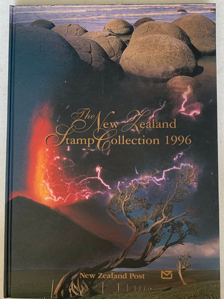 New Zealand 1996 Post Office Year Book containing all the different simplified stamps issued that year