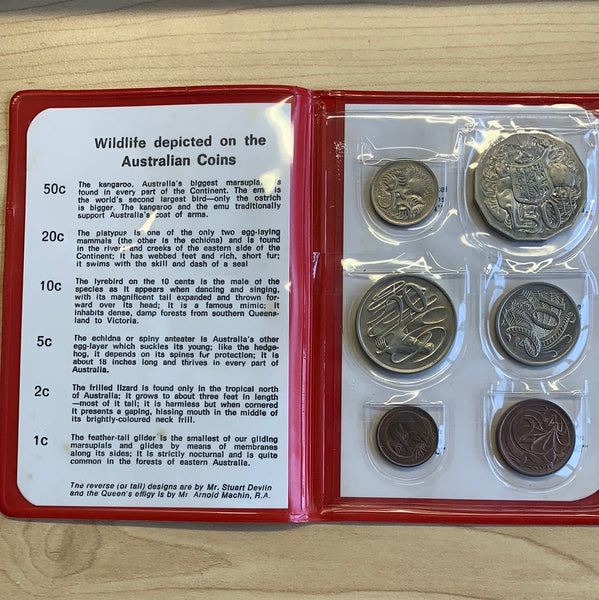 Australia 1972 Royal Australian Mint Uncirculated Coin Set