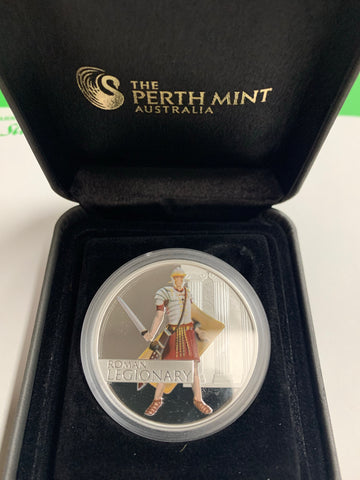 Tuvalu 2010 Great Warriors $1 1oz One Ounce .999 Silver  Proof Coin