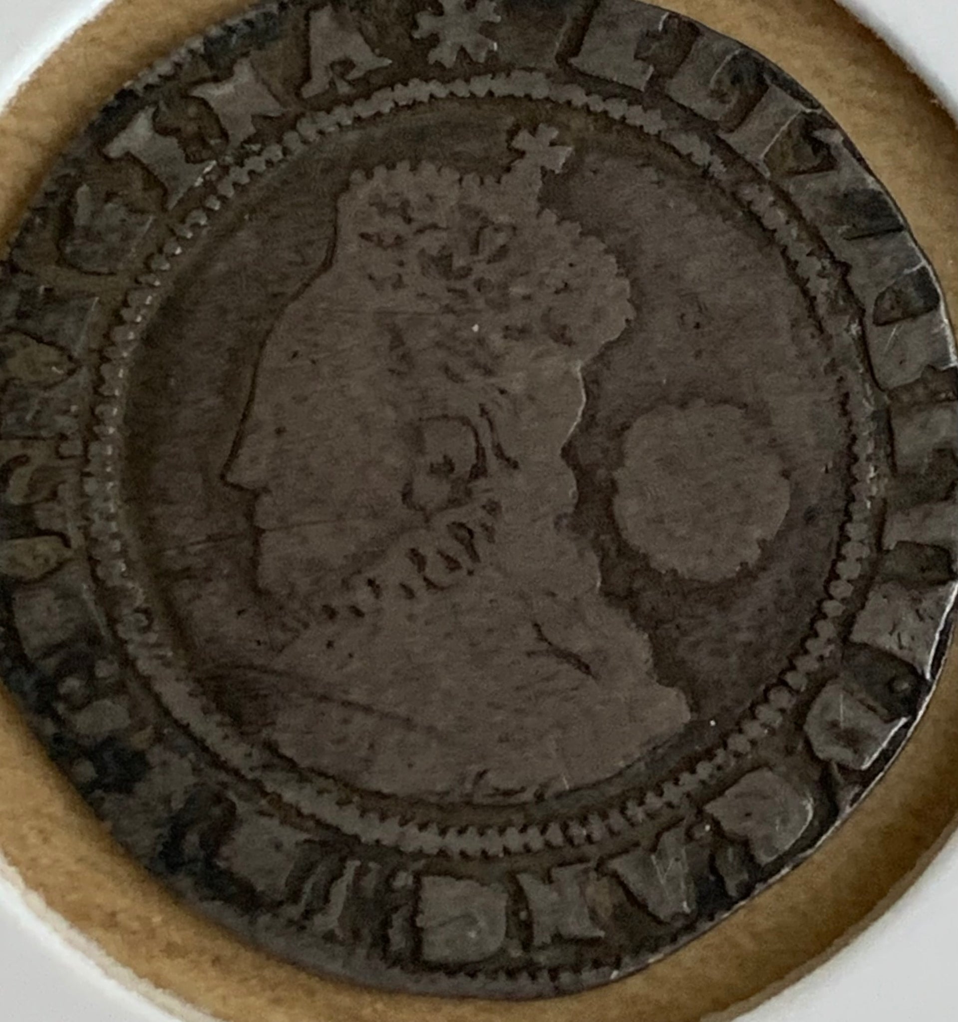 Great Britain: 1575 Elizabeth I Silver Sixpence 6d