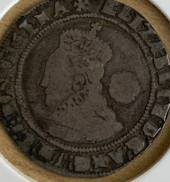 Great Britain: 1575 Elizabeth I Silver Sixpence 6d