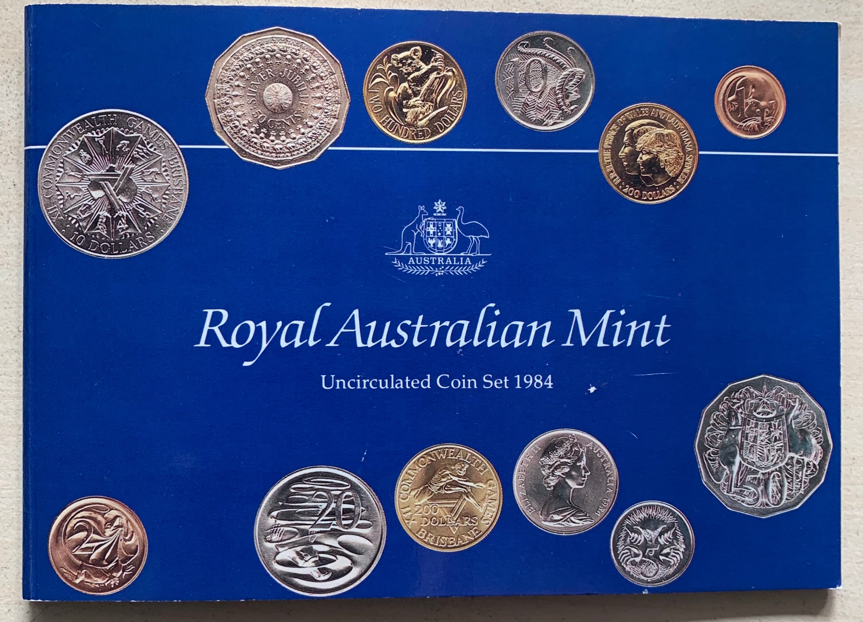 Coin, Australia, Elizabeth II, Dollar, 1984, Royal